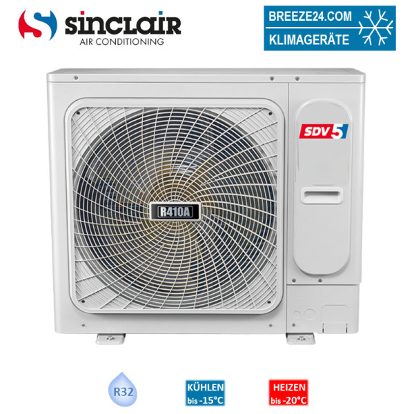 Sinclair SDV6-E140BS Außengerät für 10 Innengeräte VRF 14,0 kW R32