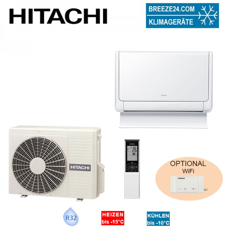 Hitachi Set RAF-50RXE + RAF-50RXE Truhengerät Shirokuma 5.0 kW für 1 Raum 50 - 55 m²