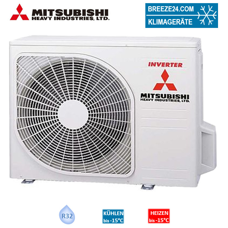 Mitsubishi Heavy Außengerät 2,5 kW - SRC25ZS-W2 für 1 Innengerät | 25 - 30 m² - R32