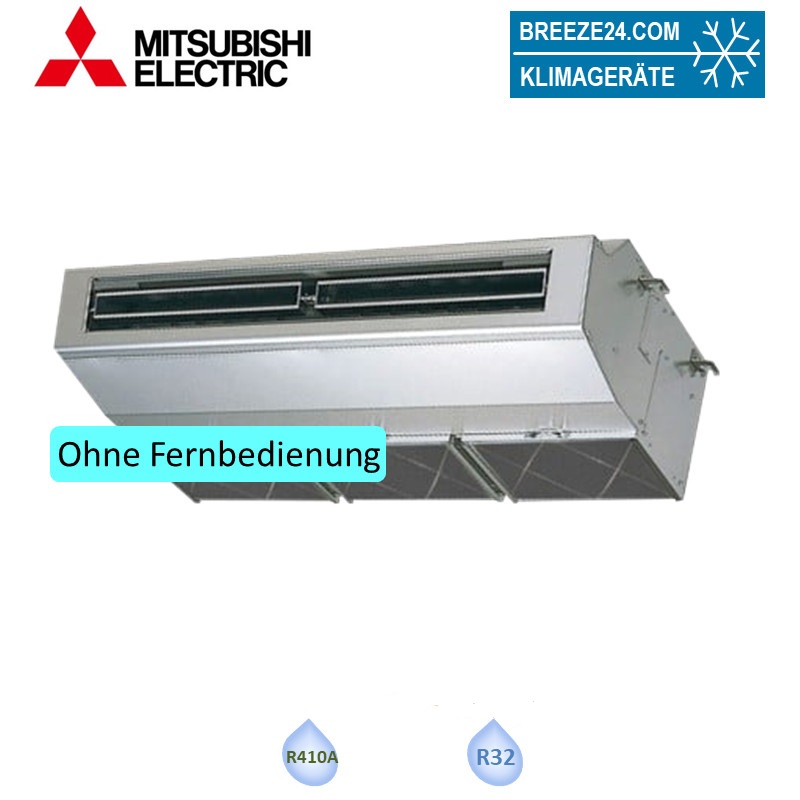 Mitsubishi Electric Deckenunterbaugerät PCA-M71HA2 Edelstahl 7,1 kW | Raumgröße 70 - 75 m² R32 R410A