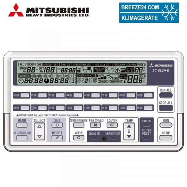 Mitsubishi Heavy SC-SL2NA-E Zentralfernbedienung