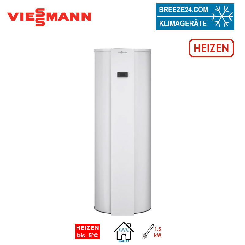 Viessmann Vitocal 060-A Warmwasser-Wärmepumpe Umluft 250 Liter TOE-ze - Heizstab 1,5 kW | Z021985