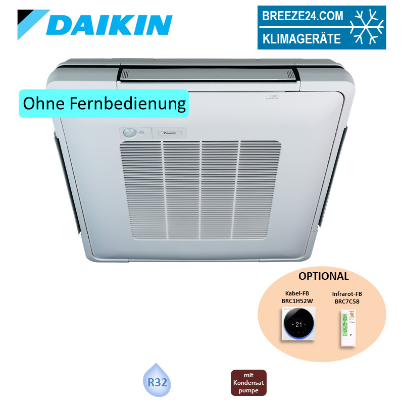 Daikin 4-Wege-Deckengerät 8,0 kW - FXUA71A VRV 5 | Raumgröße 80 - 85 m² | R32