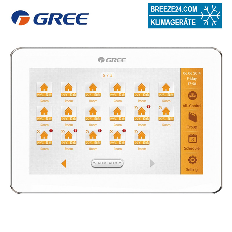 Gree GMV-CE52-24-F Zentralregler für bis zu 128 Innengeräte