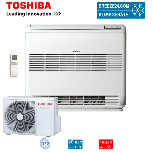 Toshiba Set Truhengerät 2,5 kW - RAS-B10J2FVG-E + RAS-10J2AVSG-E1 R32 Klimaanlage