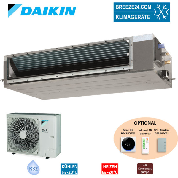 Daikin Set Kanalgerät Alpha-Serie12,1 kW - FDA125A + RZAG125NV1 R32 Klimaanlage