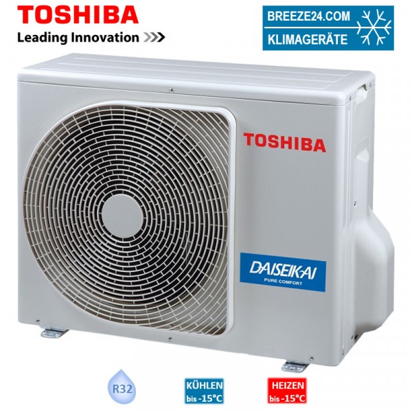 Toshiba Außengerät 2,5 kW - RAS-10PAVPG-E für 1 Innengerät | 25 - 30 m² - R32