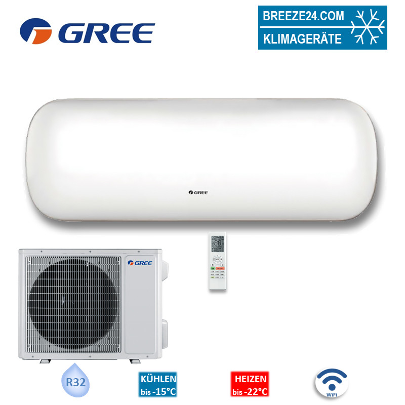 GREE Set Wandgerät Inverter Kimble GWH-12-ANC-I + GWH-12-ANC-O 3,53 kW R32 Klimaanlage