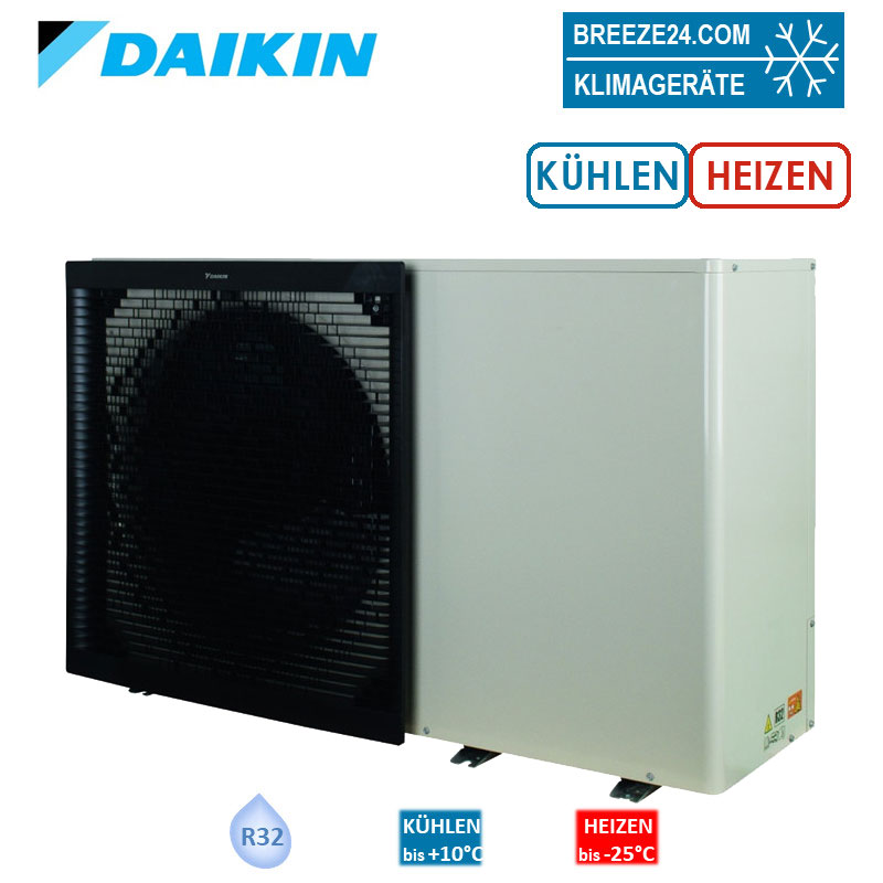 Daikin EWYA014DW1P Luftgekühlter Mini-Kaltwassersatz mit Inverter Heizen/Kühlen 12,8 kW R32 400V