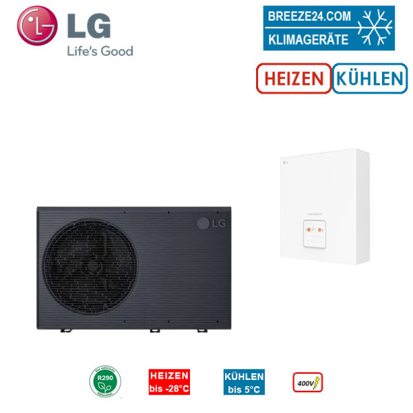 LG THERMA V Set Monoblock HM093HFX.UB60 + PHCS0 Kontrolleinheit | 12 kW | 400 V | R290