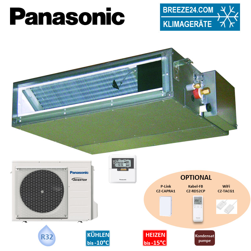 Panasonic Set Kanalgerät 5,1 kW - CS-Z50UD3EAW + CU-Z50UBEA R32 Klimaanlage