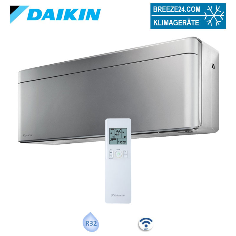 Daikin Wandgerät 2,0 kW Stylish WiFi silber FTXA20CS | Raumgröße 20 - 25 m² | R32