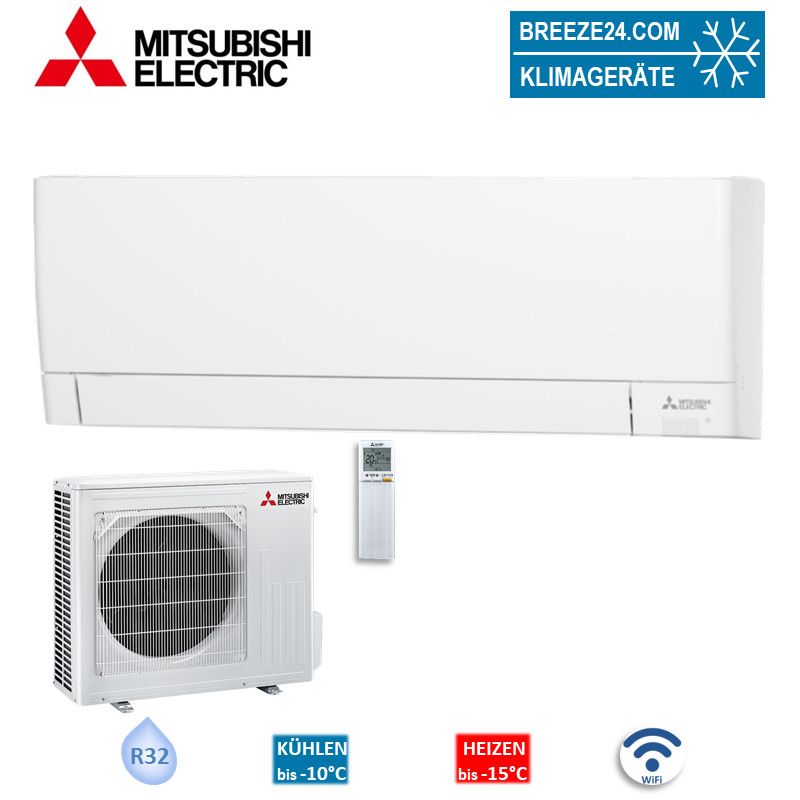 Mitsubishi Electric Set Wandgerät WiFi MSZ-AY50VGK + MUZ-AY50VG 5,0 kW Raumgröße 50 - 55 m² | R32