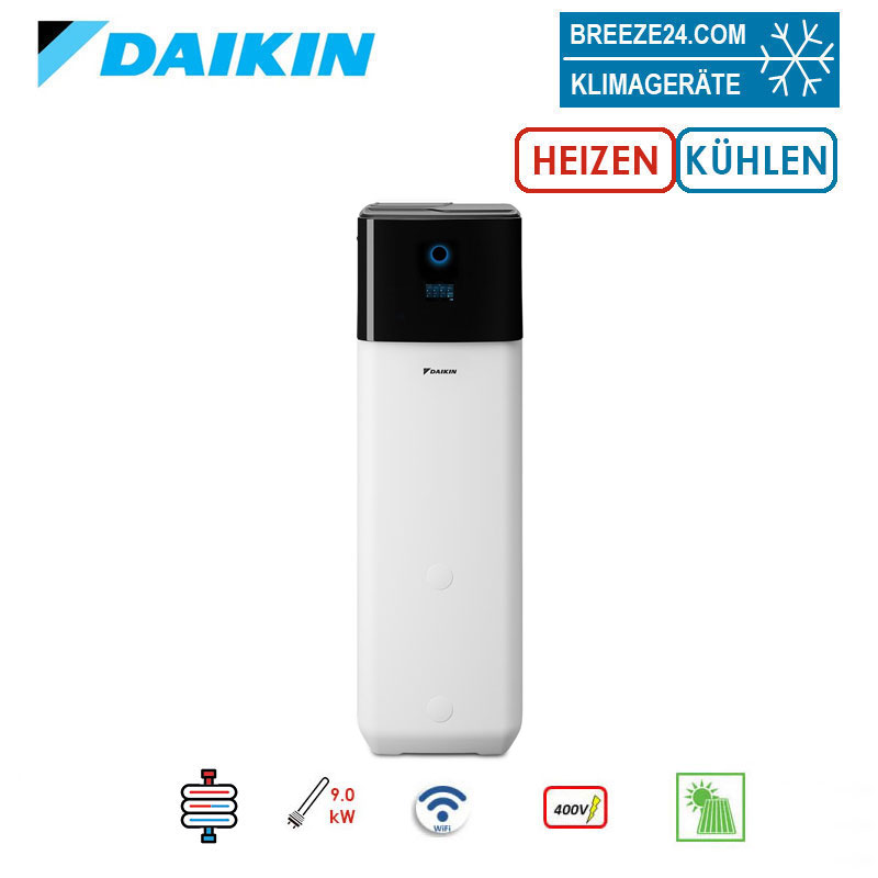 Daikin Altherma 4 EPSXB10P30A Hydromodul/Speicher Heizstab 9 kW | 300L | Heizen | Kühlen | 400V biva