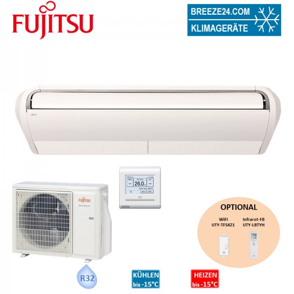 Fujitsu Set Deckenunterbaugerät eco 13,4 kW - ABYG 54KRTA + AOYG 54KRTA Klimaanlage R32/400V