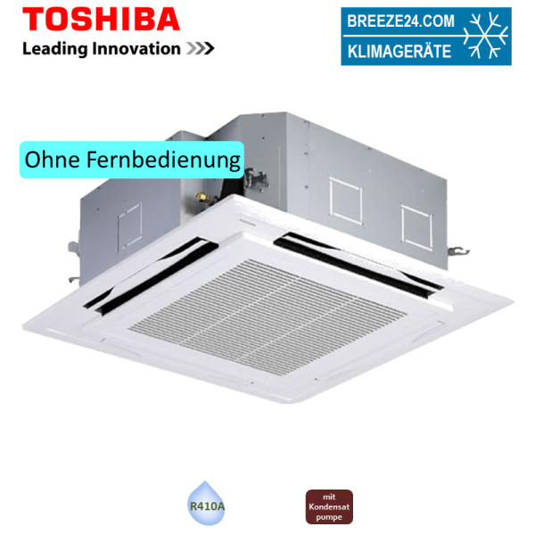 Toshiba MMU-UP0181HP-E + RBC-U33P-E 4-Wege-Deckenkassette VRF 5,6 kW Raumgröße 55 - 60 m²