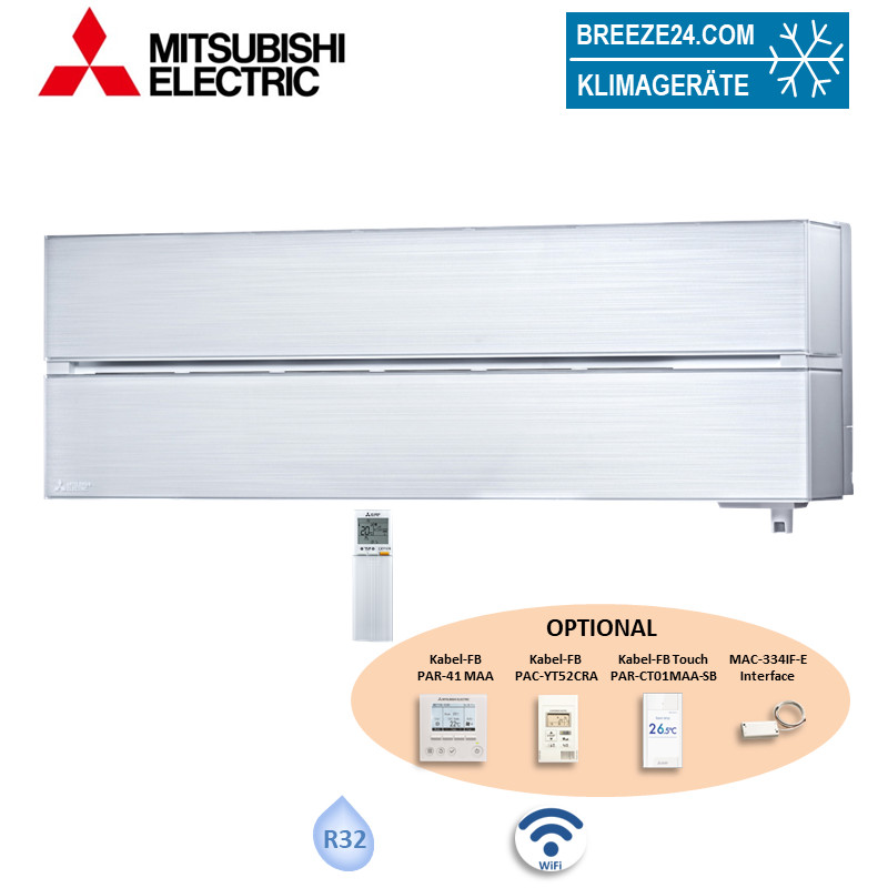 Mitsubishi Electric Wandgerät Diamond WiFi 5,0 kW - MSZ-LN50VG2V | Raumgröße 50 - 55 m² - R32