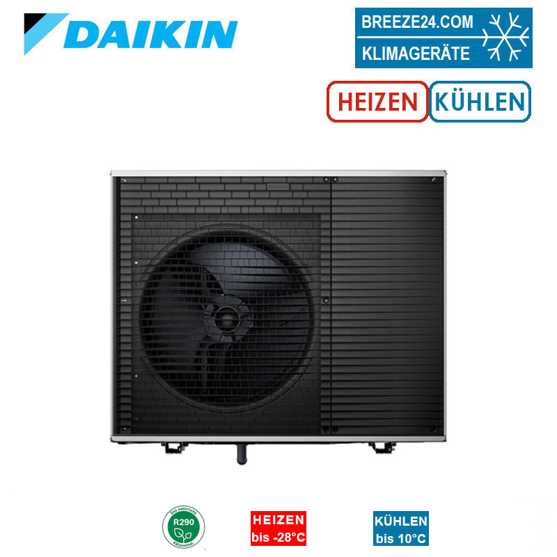 Daikin Altherma 4 HS-S+ EPSK14AW1 Luft/Wasser Wärmepumpe | 14 kW | R290 | Heizen | Kühlen | 400 Volt