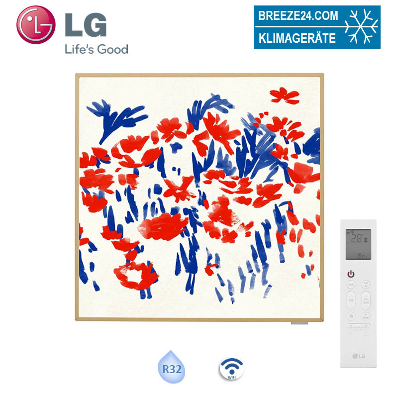 LG Artcool Gallery Photo Wandgerät A12GA2.NSE | für 1 Raum mit 35 - 40 m² | WiFi | 3.5 kW | 3.8 kW