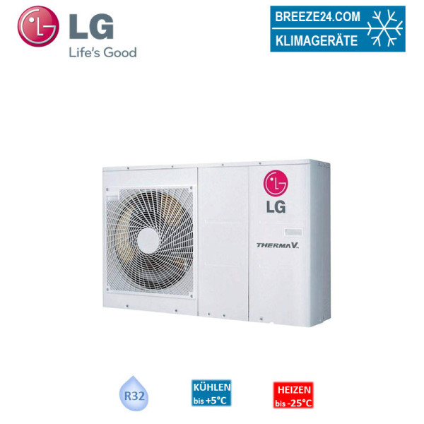 LG Electronics THERMA V HM091MR.U44 Kompakt Wärmepumpe zum Heizen und Kühlen bivalenz 9,0 kW