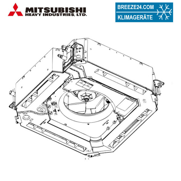 Mitsubishi Heavy Deckenkassette-Euroraster 4,5kW - FDTC45KXE6F ohne Paneel (Auslaufmodell)