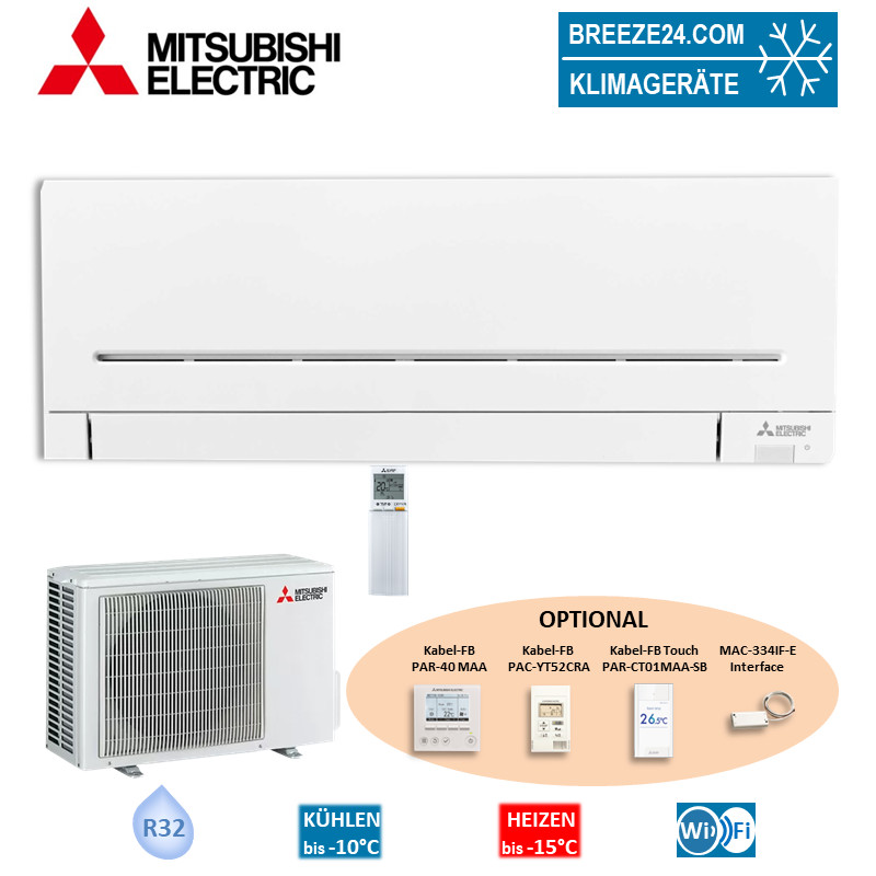 Mitsubishi Electric Set MSZ-AP20VGK + MUZ-AP20VG Wandgerät Kompakt WiFi 2,0 KW | Auslaufmodell
