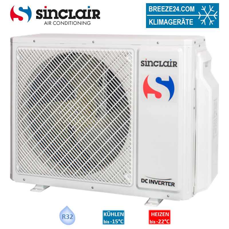 Sinclair Multi Außengerät 8,0 kW - MV-E28BI2 für 2 - 4 Innengeräte R32
