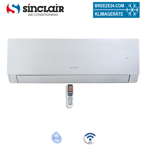 Sinclair Wandgerät MARVIN SIH-24BIMS | WiFi | 7,1 kW | silber | Raumgröße 70 - 75 m²