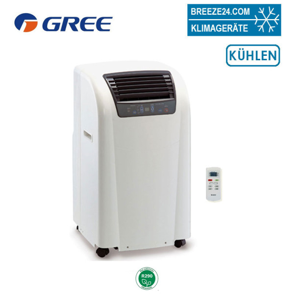 GREE RKL 350 ECO Mobiles Klimagerät nur Kühlen 3,5kW für 1 Raum mit 35 - 40 m² | R290