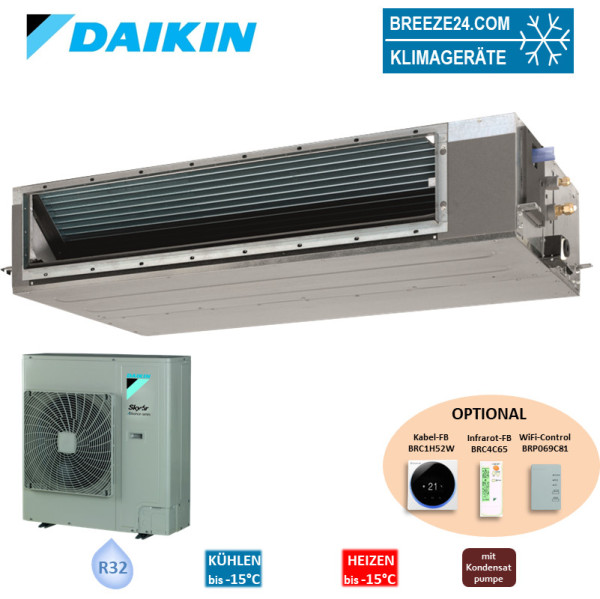 Daikin Set Kanalgerät Advance-Serie 12,1 kW - FDA125A + RZASG125MV1 R32 Klimaanlage
