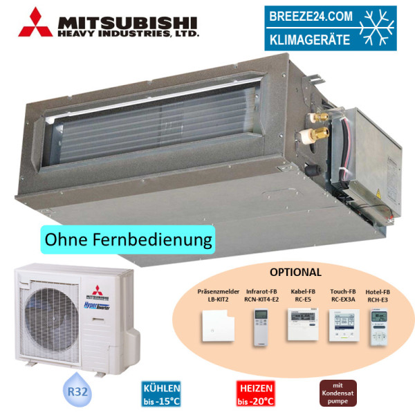 Mitsubishi Heavy Set Kanalgerät 7,1 kW - FDUM71VH + FDC71VNX-W R32 Klimaanlage
