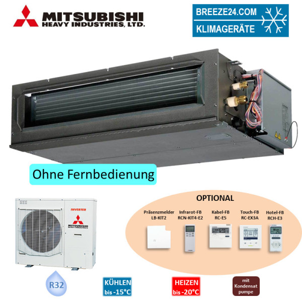 Mitsubishi Heavy Set Kanalgerät 10,0 kW - FDU100VH + FDC100VNA-W R32 Klimaanlage