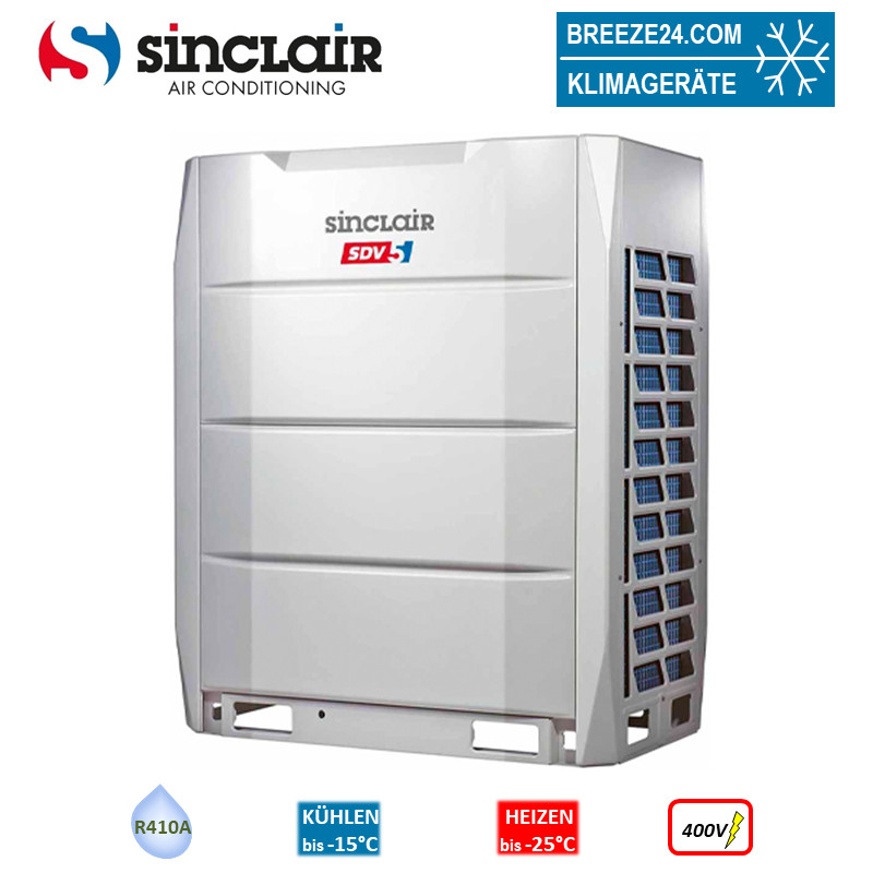 Sinclair SDV5-450EA3P Außengerät mit Wärmerückgewinnung (3-Leiter) VRF 45,0 kW 400V