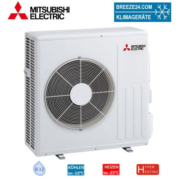 Mitsubishi Electric MUFZ-KW50VGHZ Außengerät Hyper Heating 5,0 kW für 1 Raum mit 50 - 55 m² R32