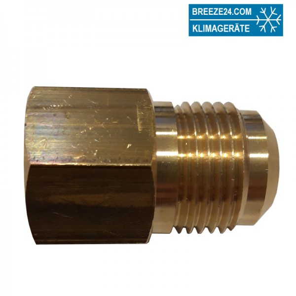 Aufschraubnippel UR3-68 A5/8x3/4UNF (12 auf 10) mit Dichtring