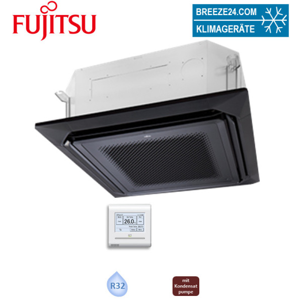Fujitsu 4-Wege-Deckenkassette12,1 kW - AUXG45KRLB schwarz (Nur Mono-Split) R32