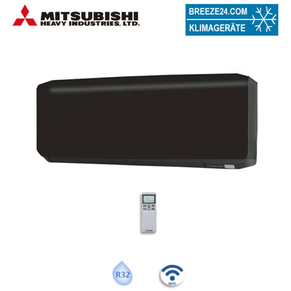 Mitsubishi Heavy Wandgerät SRK-20ZS-WFB BLACK | 2,0 kW | WiFi | Raumgröße 20 - 25 m²