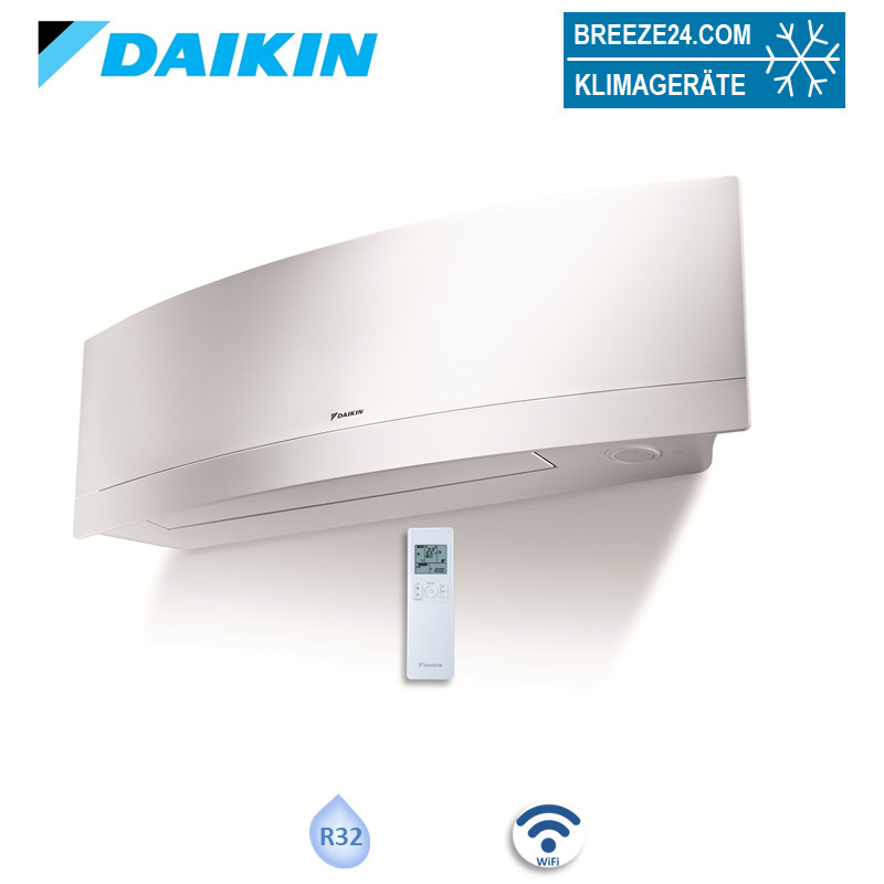 Daikin FTXJ50MW Emura Wandgerät WiFi Mattweiß 5,0 kW | Raumgröße 50 - 55 m² | Auslaufmodell