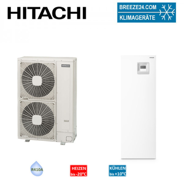 Hitachi Yutaki S Combi 16 kW RAS-6WHVNPE + RWD-6.0NW1E-220S Wärmepumpe + Hydromodul/Speicher 220 L