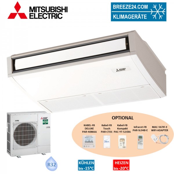 Mitsubishi Electric Set Deckenunterbaugerät 7,1 kW - PCA-M71KA + PUZ-ZM71VHA R32 Klimaanlage