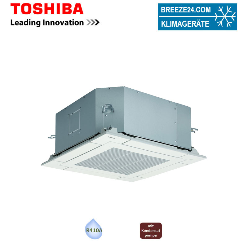 Toshiba MMU-UP0181MH-E + RBC-UM21PG(W)-E 4-Wege-Deckenkassette Euro-Raster VRF 5,6 kW