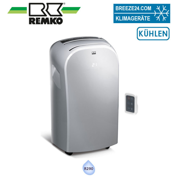 Remko MKT 295 Eco S-Line Mobile Klimaanlage nur Kühlen 2,9 kW für 1 Raum mit 30 m² R290