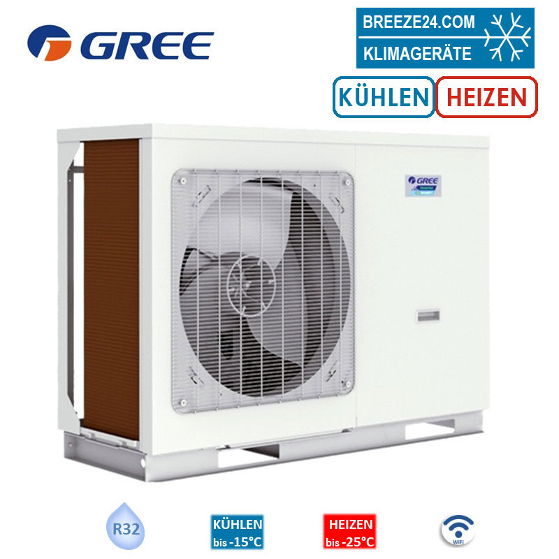 Gree GRS-CQ04-Pd-KC Kaltwassersatz mit Wärmepumpen-Funktion 4,0 kW Kühlen + Heizen WiFi R32