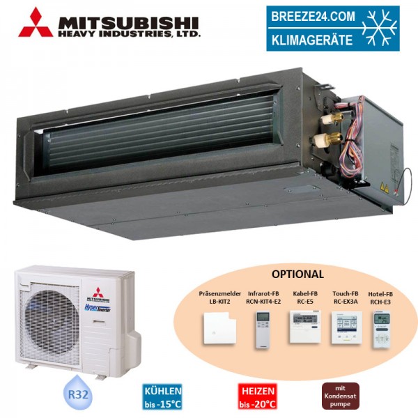 Mitsubishi Heavy Set Kanalgerät 7,1 kW - FDU71VH + FDC71VNX-W R32 Klimaanlage