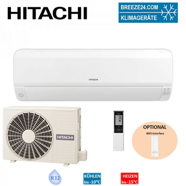 Hitachi Set Wandgerät Performance 50 RAK-50RPE + RAC-50WPE 5,0 kW R32 Klimaanlage