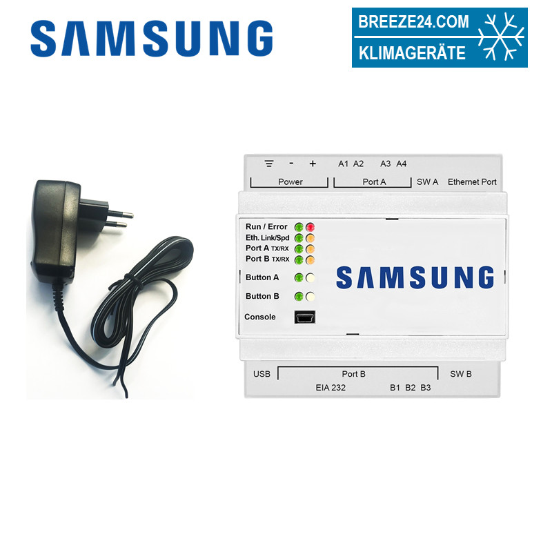 Samsung SM-ACN-KNX 16 KNX/EIB Gateway mit Steckernetzteil SM-STN 24-6 für Samsung Geräte