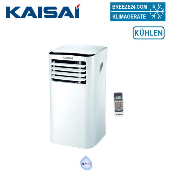 Kaisai KPPH-09HRG29 Mobiles Klimagerät nur Kühlen 2,6kW für 1 Raum mit 25 m² R290
