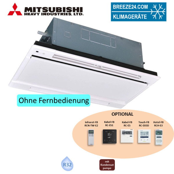 Mitsubishi Heavy FDTW90KXZE3-W 2-Wege-Deckenkassette + Blende TW-PSA-46W-E 9,0kW R32