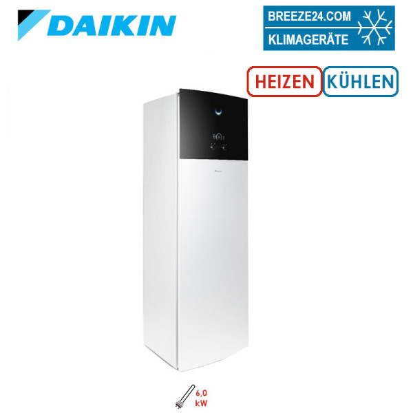 Daikin Altherma 3 R F EHVX04S23E6V Hydrobox + Speicher 203 Liter mit Heizstab 6 kW Heizen/Kühlen