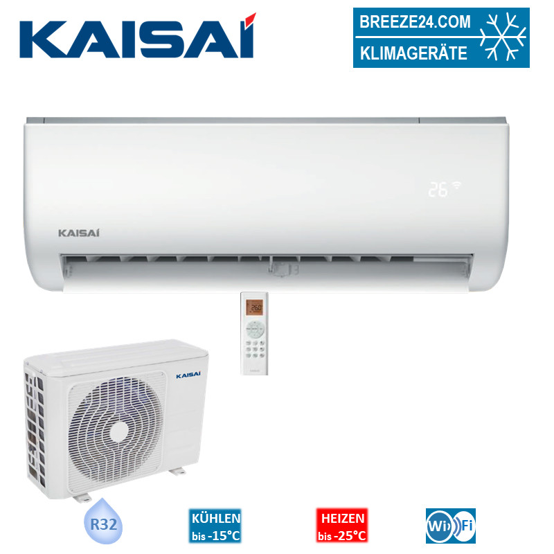 Kaisai Singlesplit Set Wandgerät One 7,2 kW - KRX-24AEXI + KRX-24AEXO R32 Klimaanlage